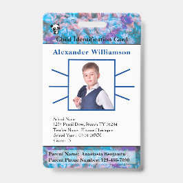 Kinderen Kinder Foto ID Identificatie Kaart Aangep Badge