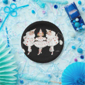 Kinderen Kinder Pierrot Clown Birthday Borden Papieren Bordje (Feest)