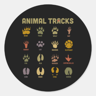 Kinderen Kinder wilde dierentuinen Ronde Sticker