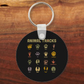 Kinderen Kinder wilde dierentuinen Sleutelhanger (Achterkant)