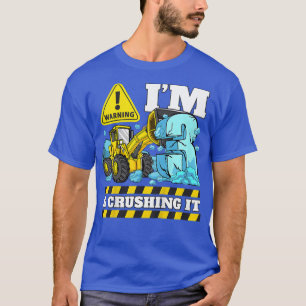 Kinderen Kinderen Bouwtruck 3e Verjaardag Jongen 3 T-shirt