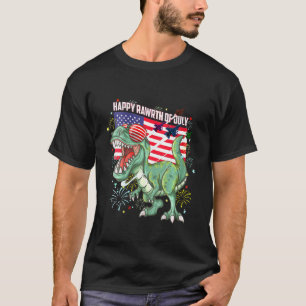 Kinderen Kinderen Gelukkig Rawrth Juli Dinosaur T T-shirt