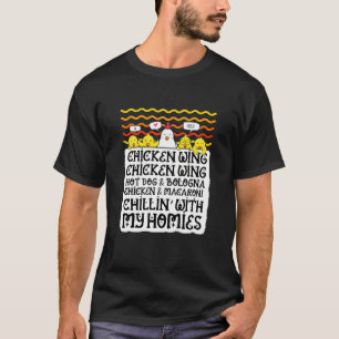 Kinderen Kinderen Kippenvleugel Kippenvleugel Hotd T-shirt