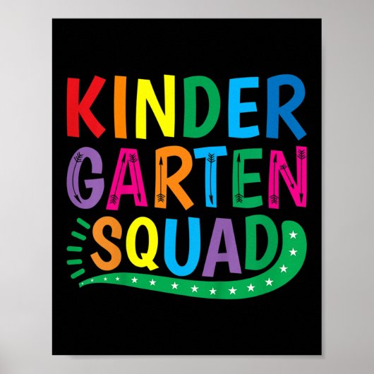Kinderen Kinderen Kleutersquad Terug naar school Poster (Voorkant)