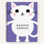 Kinderen Kitty Kat Schattig Notitieboek (Voorkant)
