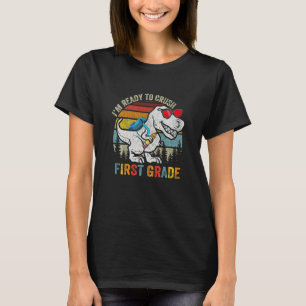 Kinderen klaar om de eerste klas te kraken 1e dag t-shirt