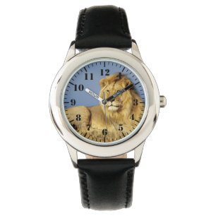 Kinderen Klassieke Horloge/Wilde Leeuw Horloge