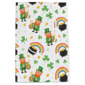 Kinderen Kleur Stijl Leuk St. Patrick's Dag Medium Cadeauzakje (Voorkant)
