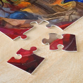 Kinderen Kleurrijke Dinosaurus Legpuzzel (Zijkant)