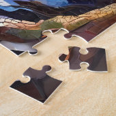 Kinderen Kleurrijke Dinosaurus Legpuzzel (Zijkant)