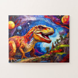 Kinderen Kleurrijke Dinosaurus Legpuzzel