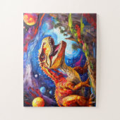 Kinderen Kleurrijke Dinosaurus Legpuzzel (Verticaal)