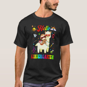 Kinderen Kleuter Troep Schattige Lama Luiaard Teru T-shirt