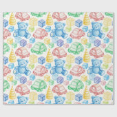KINDEREN KNUFFELS EN SPEELGOED AUTO'S CADEAUPAPIER (Vlak)