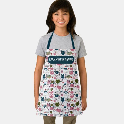Kinderen kookschort Funny Little Chef schort Bakke (Insitu)