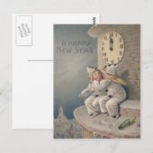 Kinderen Kostuum Klokkentoren Midnight Briefkaart (Voorkant / Achterkant)