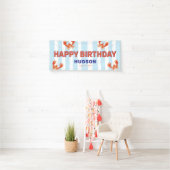 Kinderen Kreeft Gelukkige Verjaardag Spandoek (Insitu)