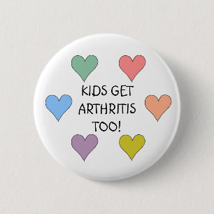 KINDEREN KRIJGEN OOK ARTHRITIS! -buttons Ronde Button 5,7 Cm
