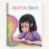 Kinderen Kunst Schetsboek | Ben Je Verveeld? Notitieboek (Voorkant)