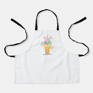 kinderen kunst schort met Eugenie Unicorn!