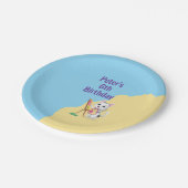 Kinderen kunstfeest kinder schilderfeesten papieren bordje (Gekanteld)