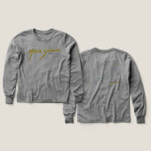 kinderen lang sleeved shirt (Voorkant /achterkant)