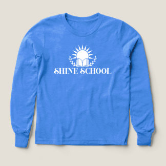 kinderen lange mouw wit logo