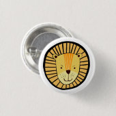 Kinderen Leeuw Jungle Dier Ronde Button 3,2 Cm (Voorkant /achterkant)