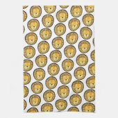 Kinderen Leeuw Jungle Dierenpatroon Theedoek (Verticaal)