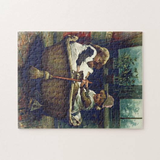 kinderen legpuzzel (Horizontaal)