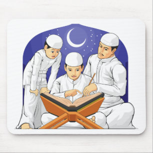 Kinderen leren Al-Quran lezen met hun ouders Muismat