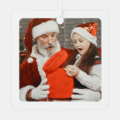 Kinderen Letter Y Monogram Kerstboom  Metalen Ornament (Achterkant)