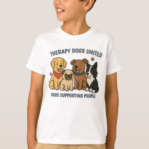 Kinderen Leuk TDU Honden Steun Mensen T-Shirt