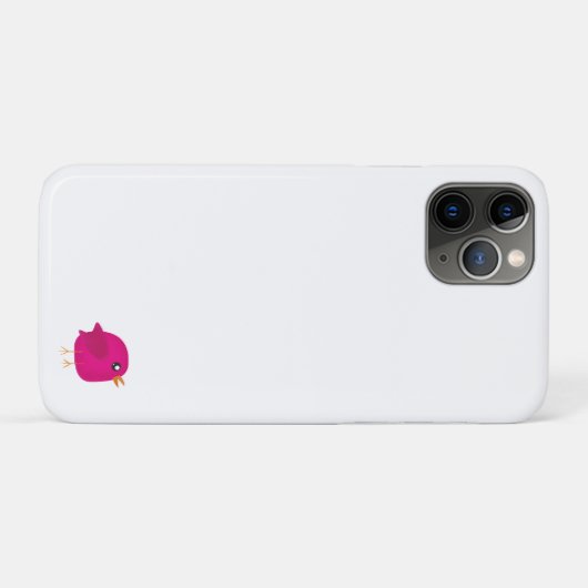 Kinderen leuk vogeltje Case-Mate iPhone case (Achterkant (horizontaal))