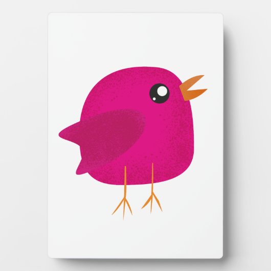 Kinderen leuk vogeltje fotoplaat (voorkant)