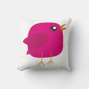 Kinderen leuk vogeltje keramische kerstversiering kussen