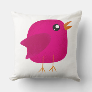 Kinderen leuk vogeltje kussen