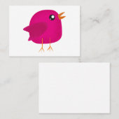 Kinderen leuk vogeltje plaatskaartje (Voorkant / Achterkant)