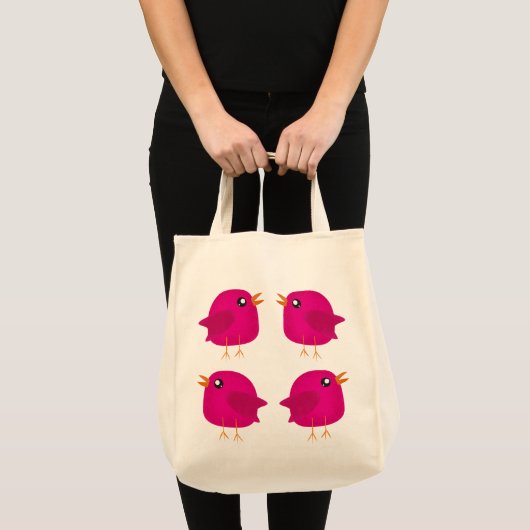 Kinderen leuk vogeltje tote bag (Voorkant (product))