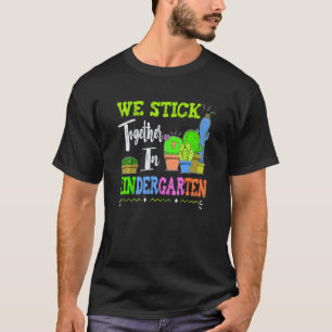 Kinderen Leuke Cactus Team Kleuterschool We Staan  T-shirt