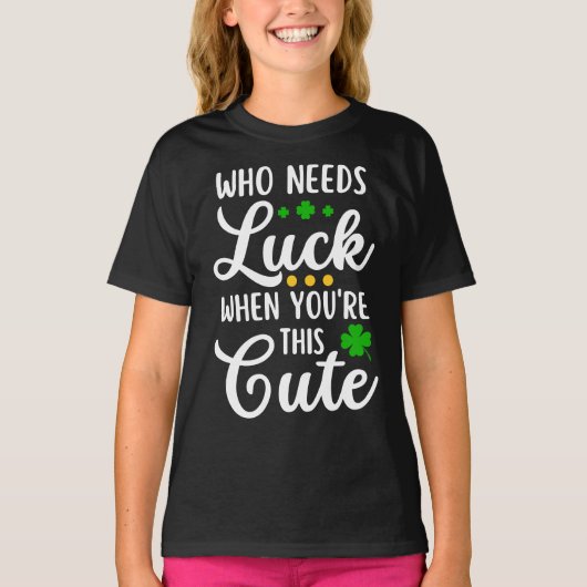Kinderen leuke St.Patrick's Dag T-shirt (Voorkant)