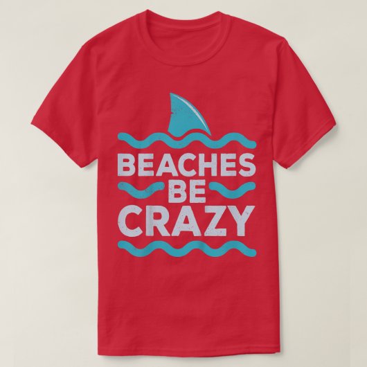 Kinderen Leuke Stranden Worden Gek Stranding Kinde T-shirt (Design voorkant)