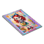 Kinderen Leuke Tarot De Lezer Spiraal Foto Notitie Notitieboek (Rechterzijde)