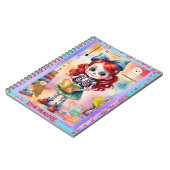 Kinderen Leuke Tarot De Lezer Spiraal Foto Notitie Notitieboek (Linkerzijde)