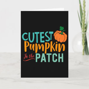Kinderen leukste pompoen in de patch leuk herfst n kaart