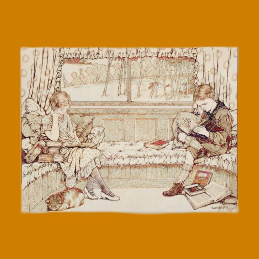  kinderen lezen aankondigingskaart