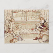  kinderen lezen aankondigingskaart (Voorkant)