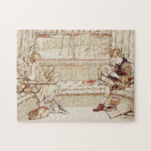 kinderen lezen legpuzzel (Horizontaal)