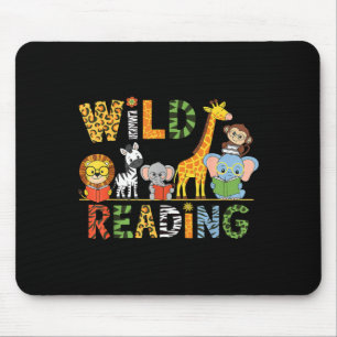 Kinderen lezen liefhebber wilde boeken lezen en bo muismat