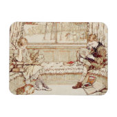  kinderen lezen magneet (Horizontaal)